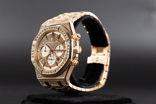 Audemars Piguet 26322OR Royal Oak Chronograph Pave Dial