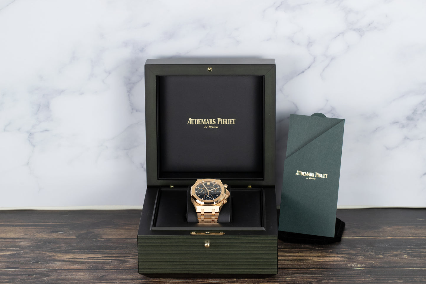 Audemars Piguet 26240OR Royal Oak Chronograph Flyback Blue Dial