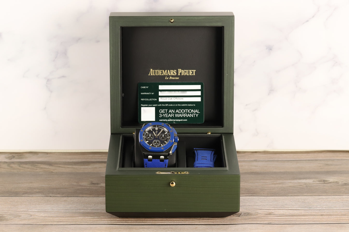 Audemars Piguet 26420CE Royal Oak Offshore Blue Ceramic Blue Dial