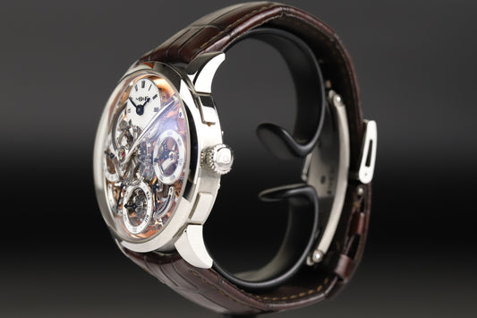 MB&F 03.SL.S Legacy Machine Perpetual Salmon Dial