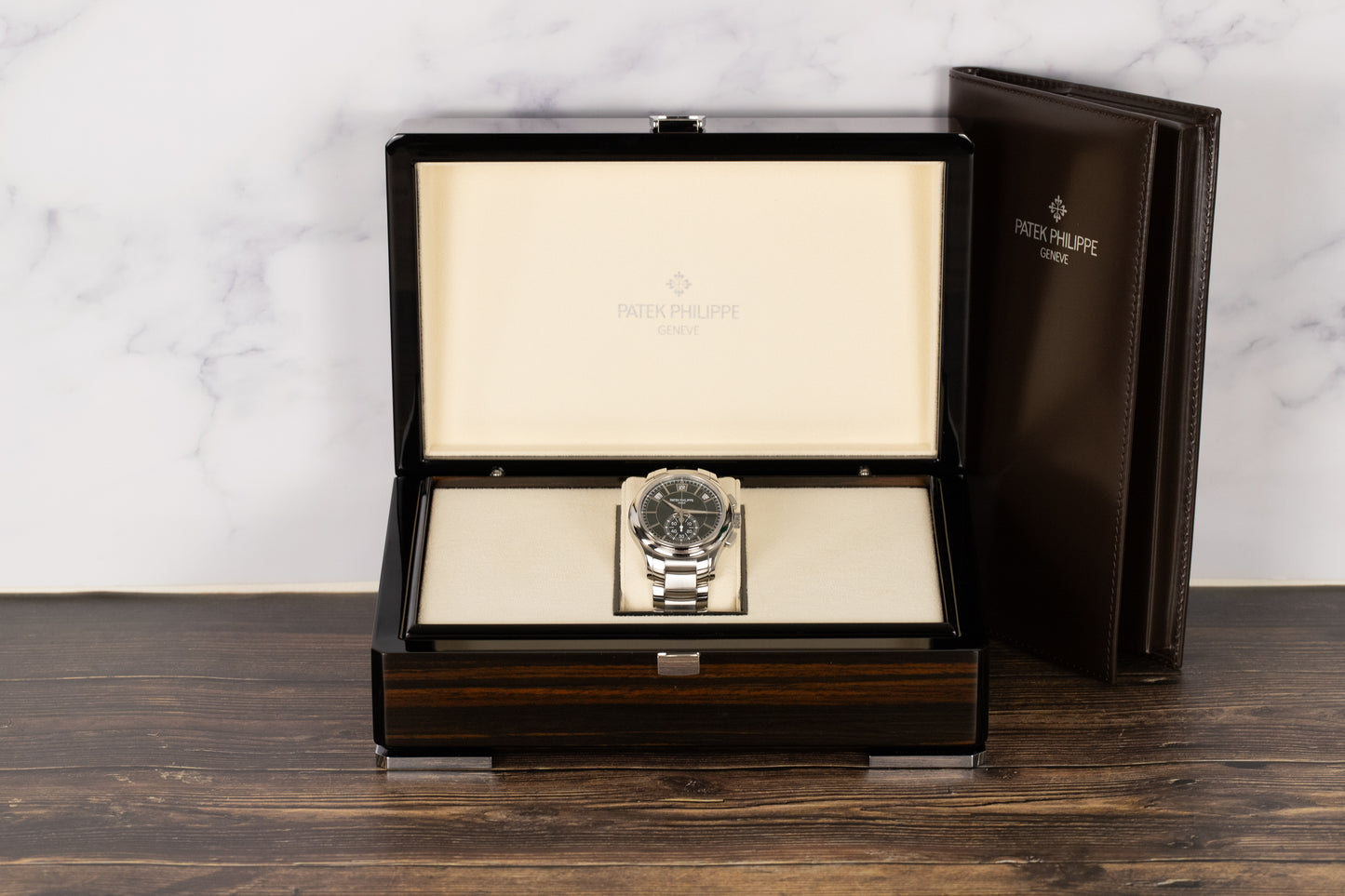 Patek Philippe 5905/1A Complications Flyback Chronograph Annual Calendar Green Dial