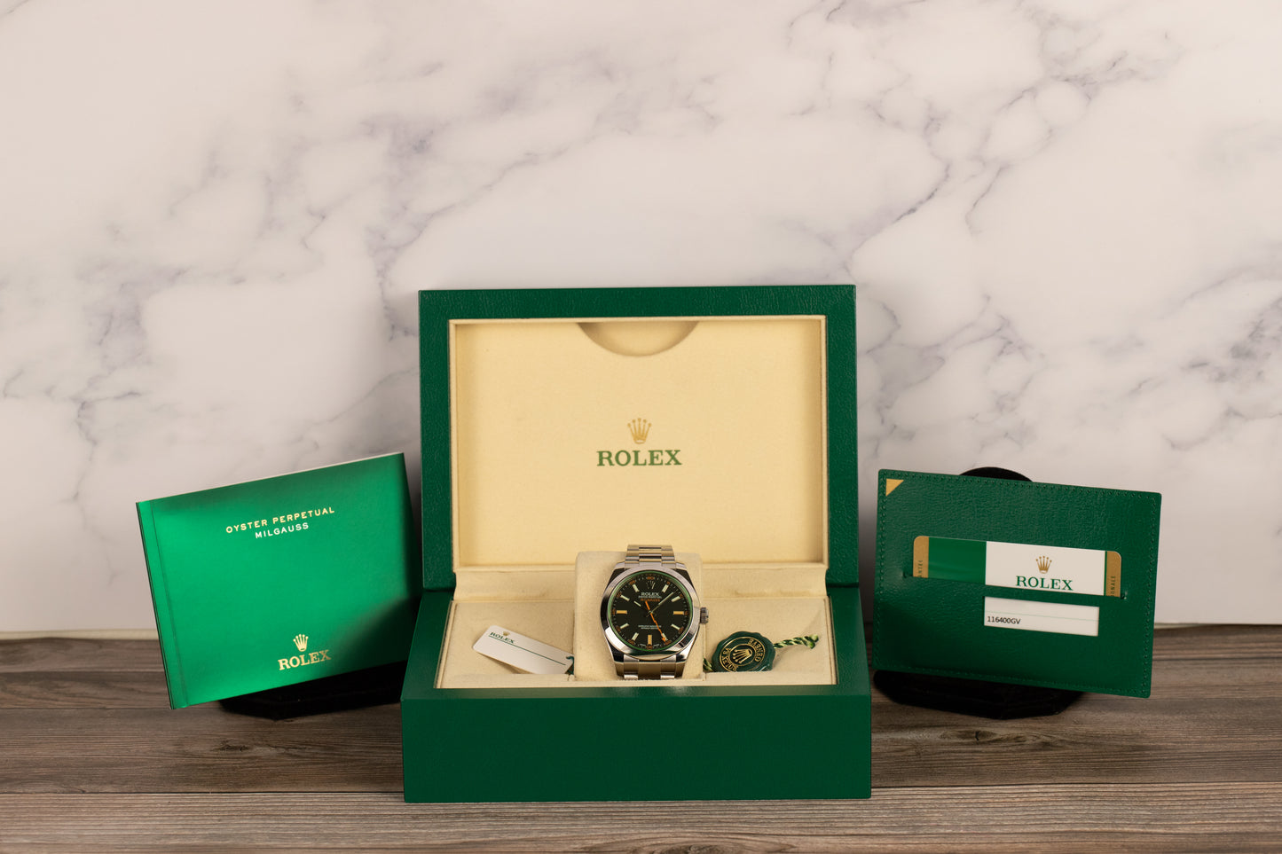 Rolex 116400GV Milgauss Black Dial