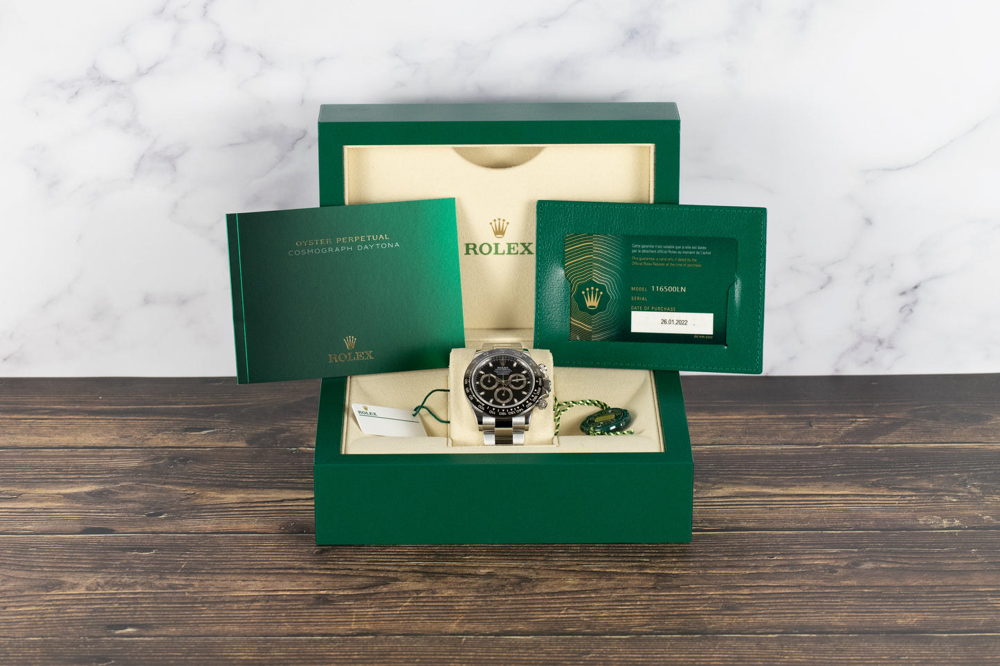 Rolex 116500LN Daytona Ceramic Black Dial
