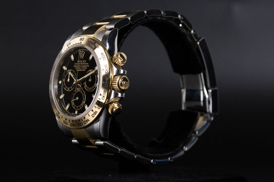 Rolex 116503 Daytona SS/18k Black Dial