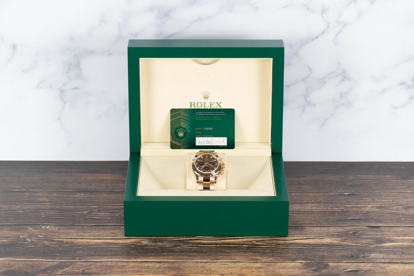 Rolex 116505 Daytona Chocolate Dial