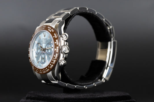 Rolex 116506 Daytona Platinum Ceramic Baguette Diamond Dial