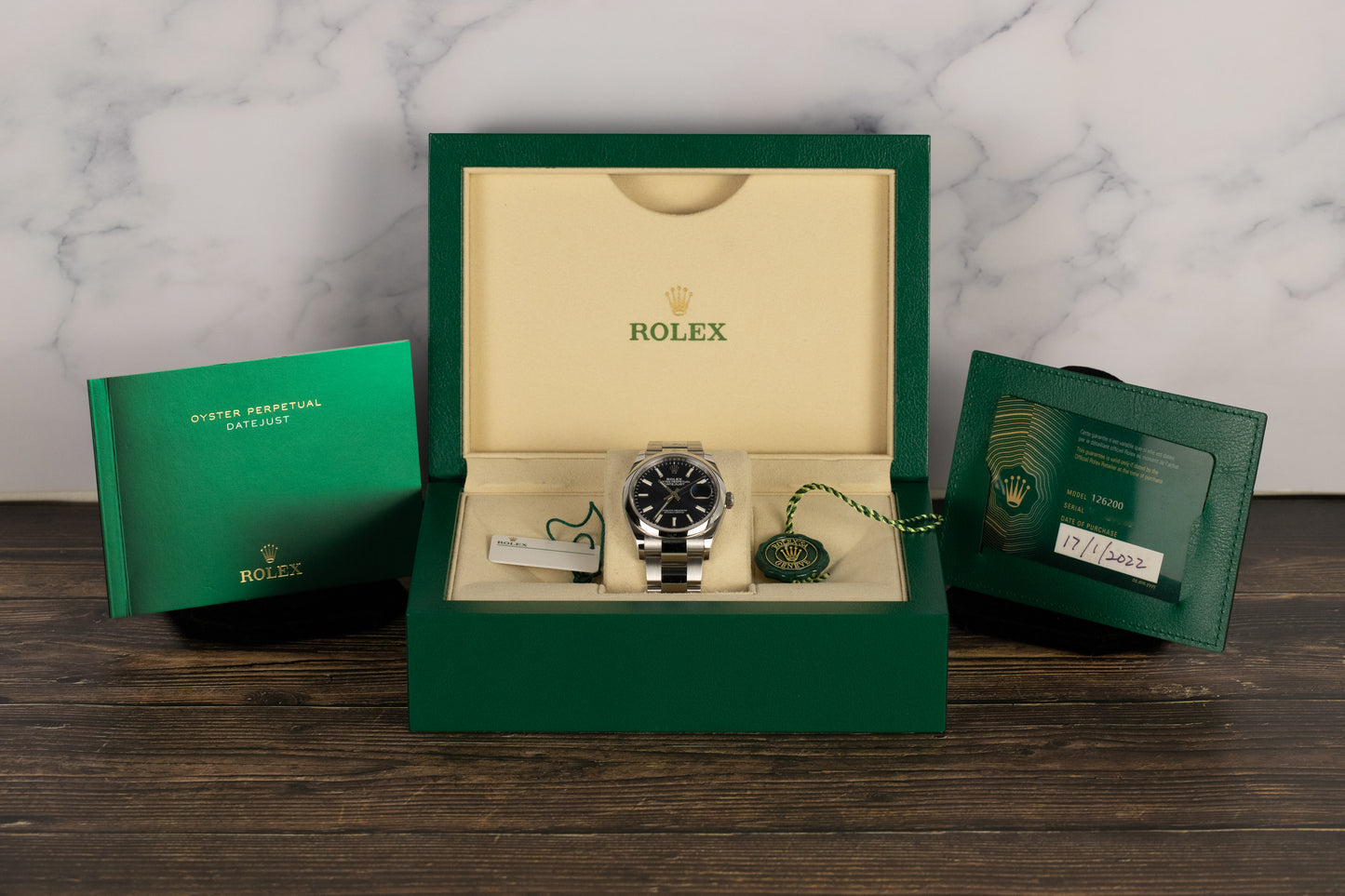 Rolex 126200 Datejust 36 Blue Dial