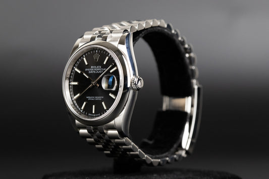 Rolex 126200 Datejust 36 Black Dial