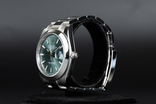 Rolex 126300 Datejust 41 Mint Green Dial