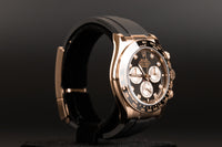 Rolex<br>126515 Daytona Oysterflex Rose Gold Black Diamond Dial