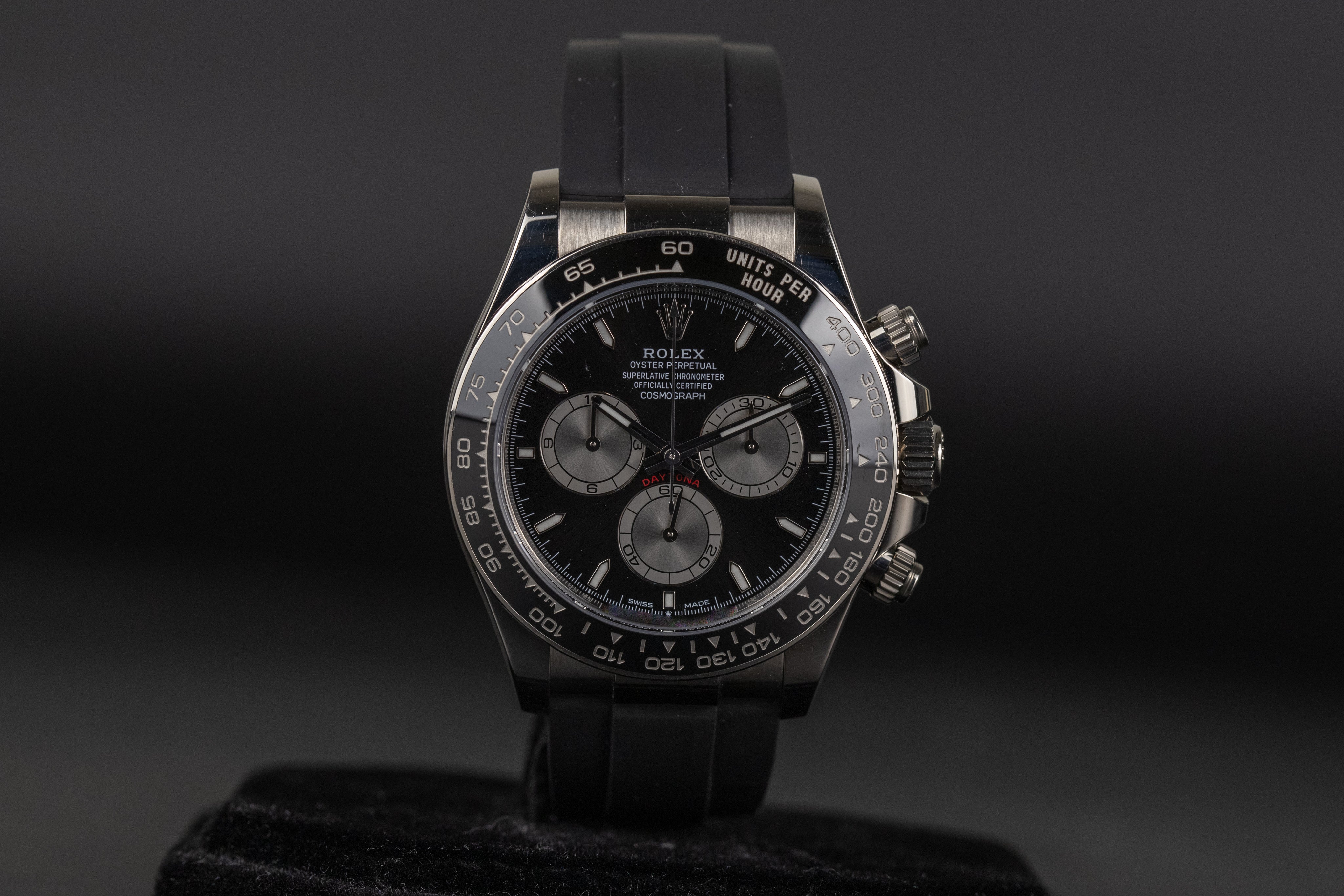 Rolex126519LN Daytona Black Dial Oysterflex – Newport Watch Club