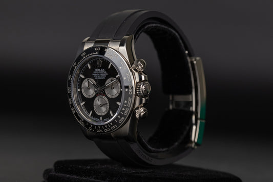 Rolex 126519LN Daytona Black Dial Oysterflex