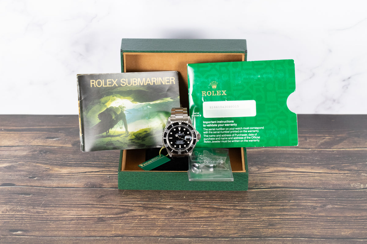 Rolex<br>16610 Submariner Date Black Dial