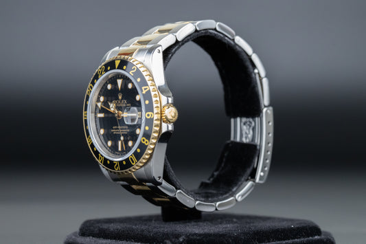 Rolex 16713 GMT Master II Black Dial