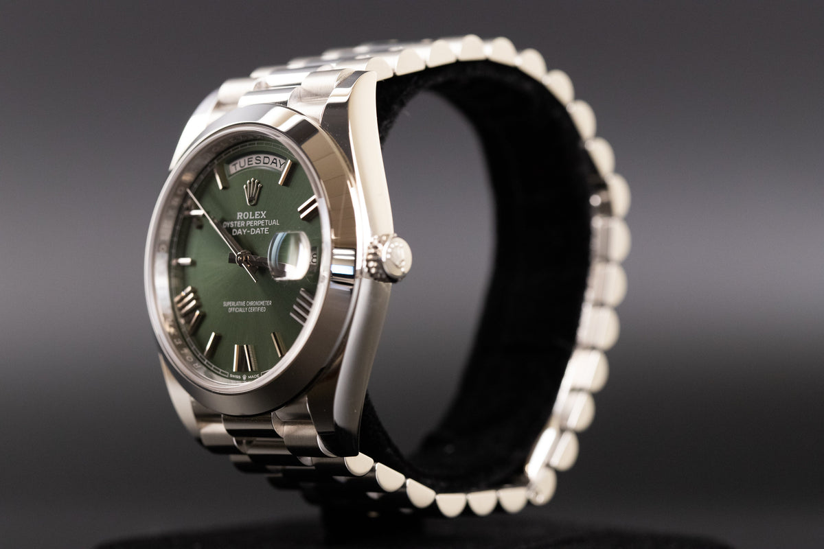 Rolex<br>228206 DayDate 40 Olive Dial