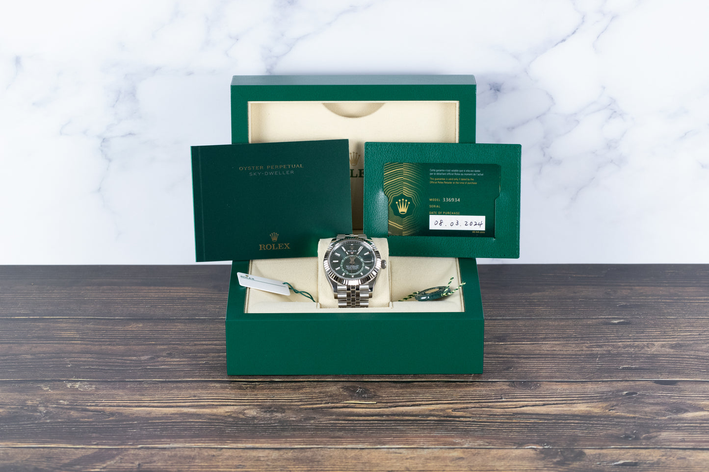 Rolex 336934 Sky-Dweller Green Dial