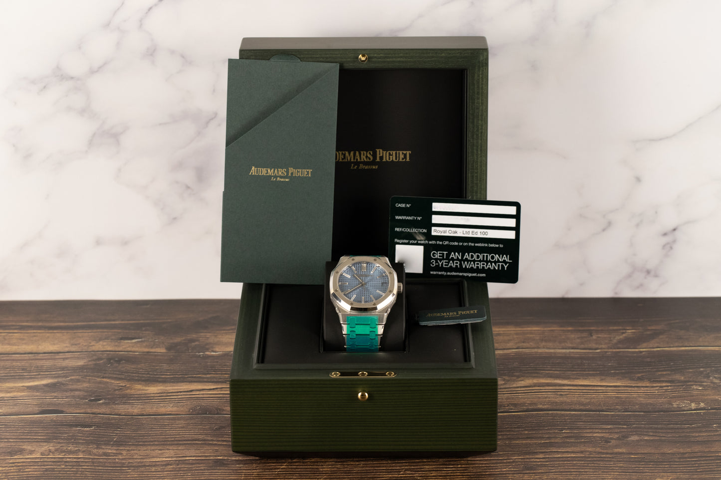 Audemars Piguet 15510BC Royal Oak Ice Blue Diamond Dial Limited Edition of 100