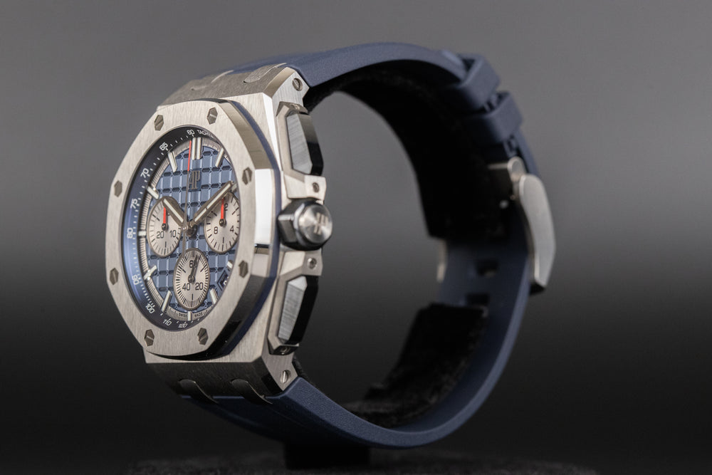 Audemars Piguet<br>26420TI Royal Oak Offshore Blue Dial