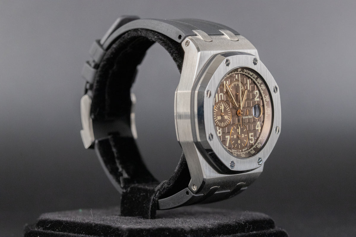 Audemars Piguet<br>26470ST Royal Oak Offshore 'Brick' Chocolate Dial
