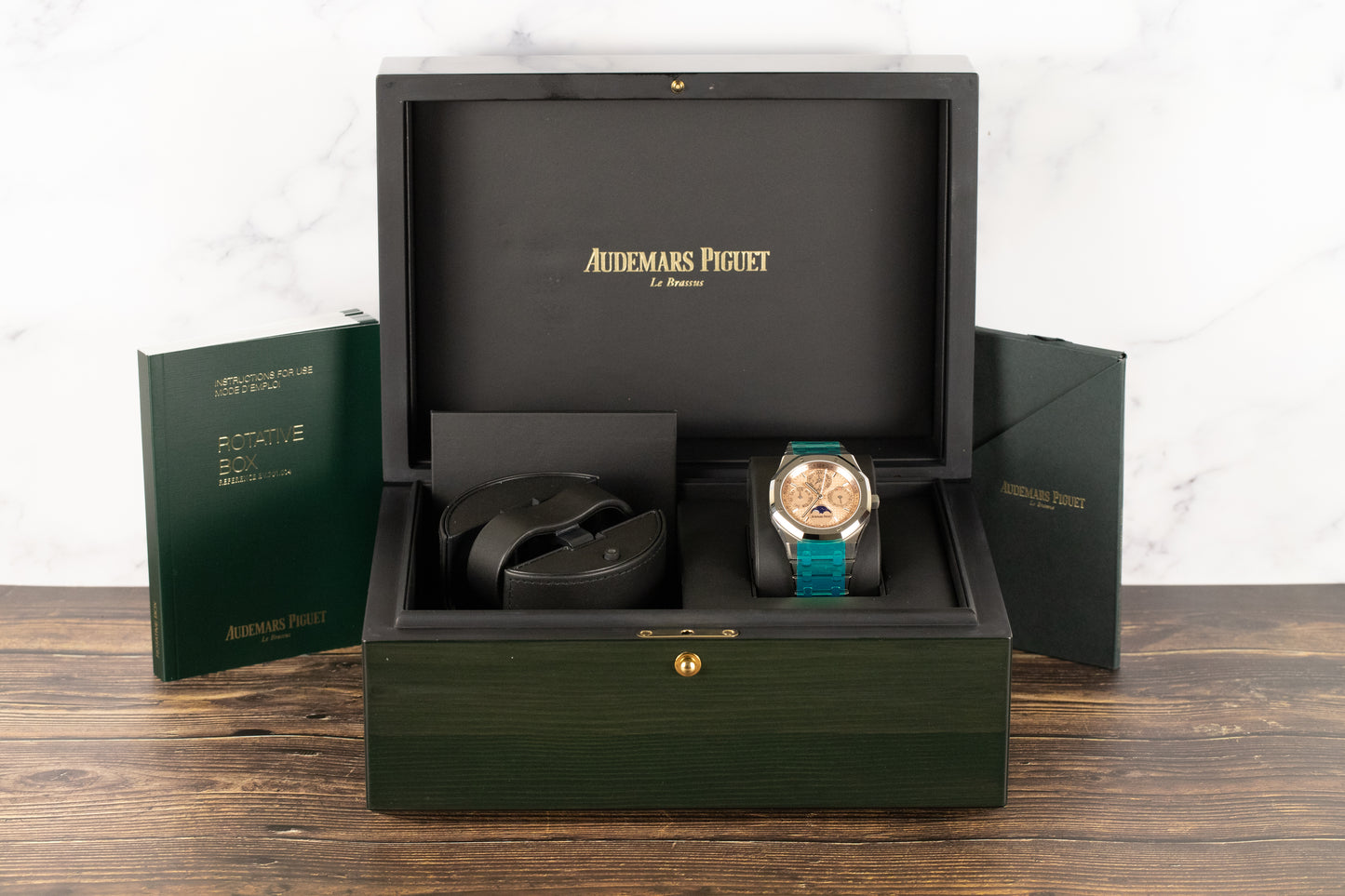 Audemars Piguet 26615TI Royal Oak Perpetual Calendar Titanium Salmon Dial