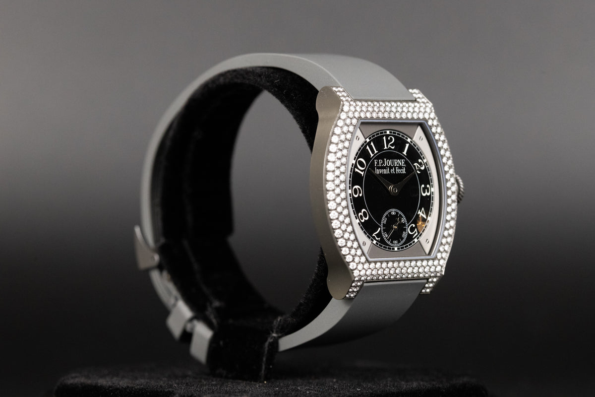 F.P. Journe<br>Elegante 40 MM Titalyt 12 Rows Of Diamonds