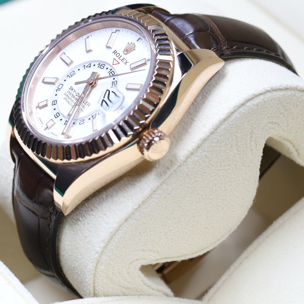 Rolex<br>326135 Sky-Dweller White Dial