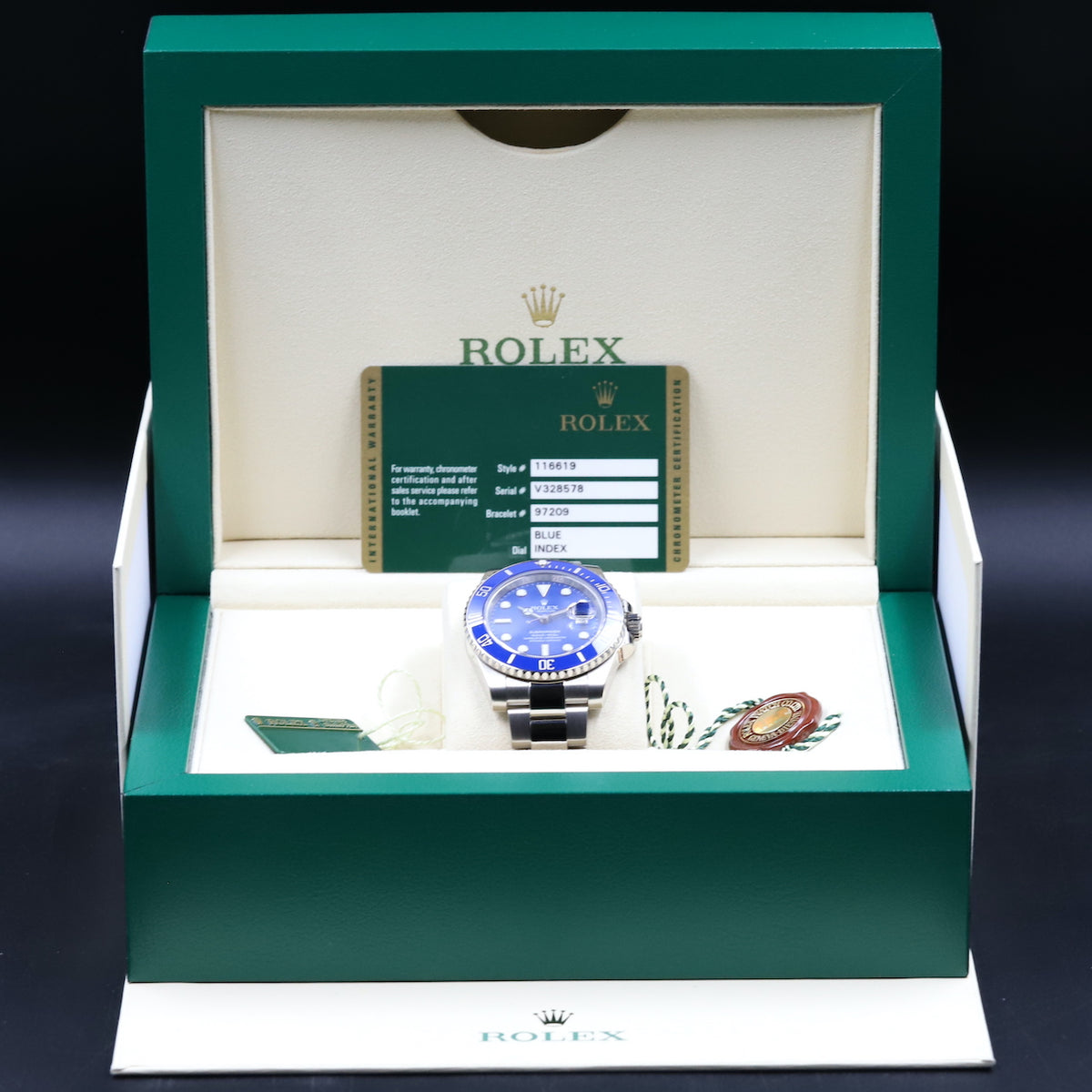 Rolex<br>116619LB Submariner 'Smurf'