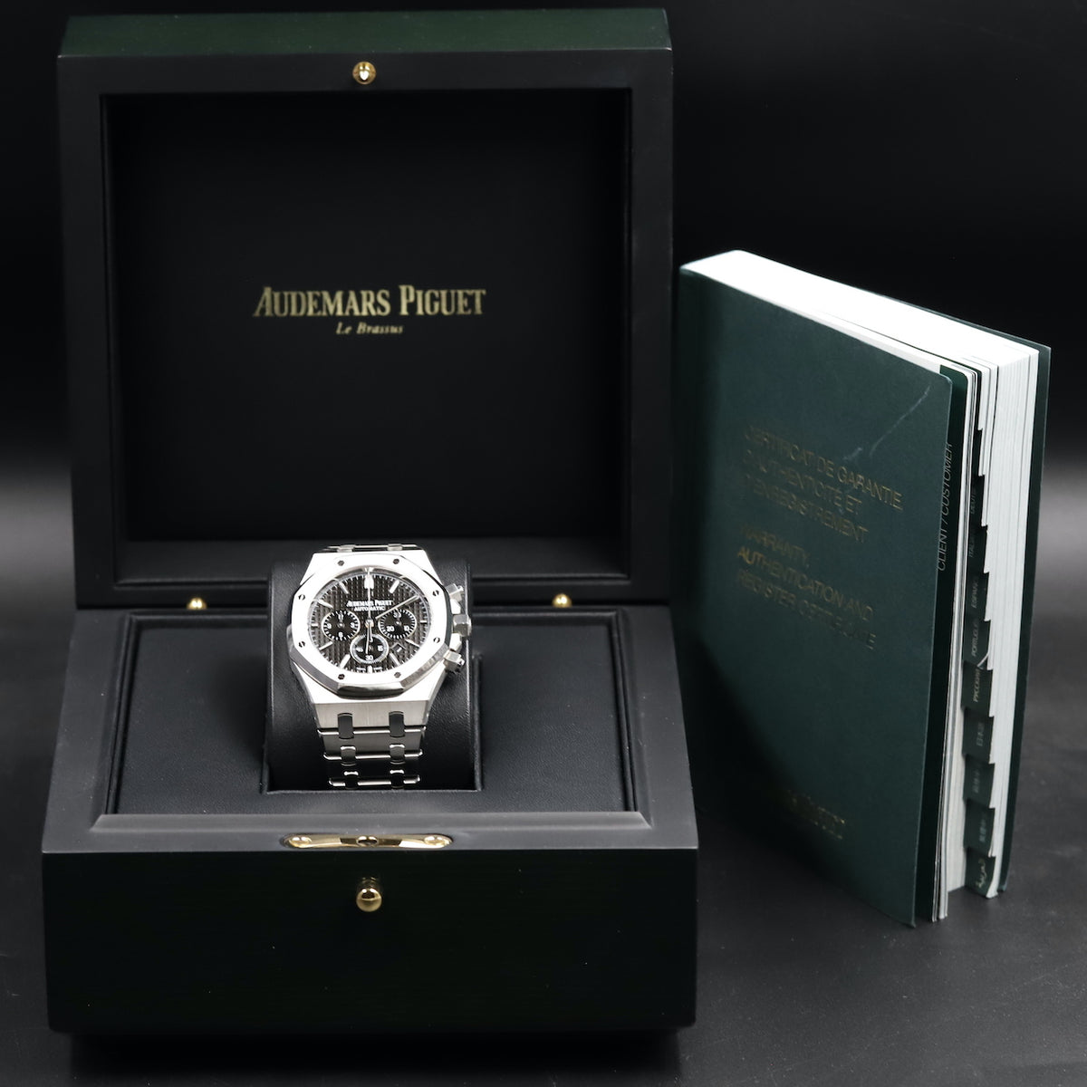 Audemars Piguet<br>26320ST Royal Oak Chronograph Black Dial