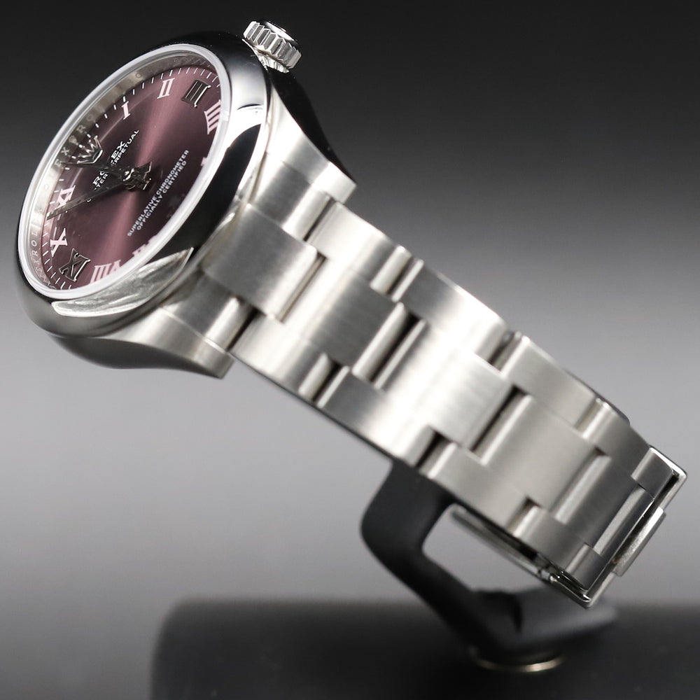 Rolex<br>177200 Oyster Perpetual 31 Red Grape Dial