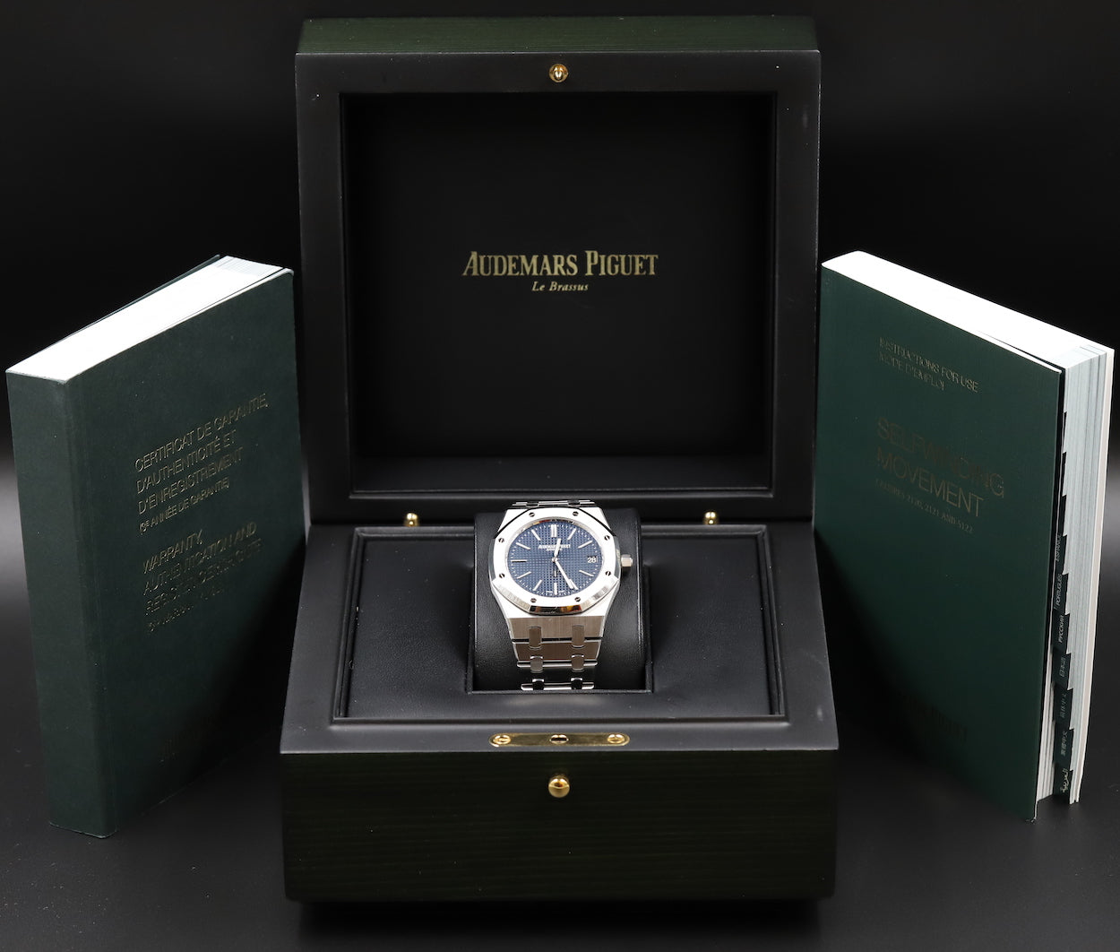 Audemars Piguet<br>15202ST Royal Oak Jumbo Blue Dial