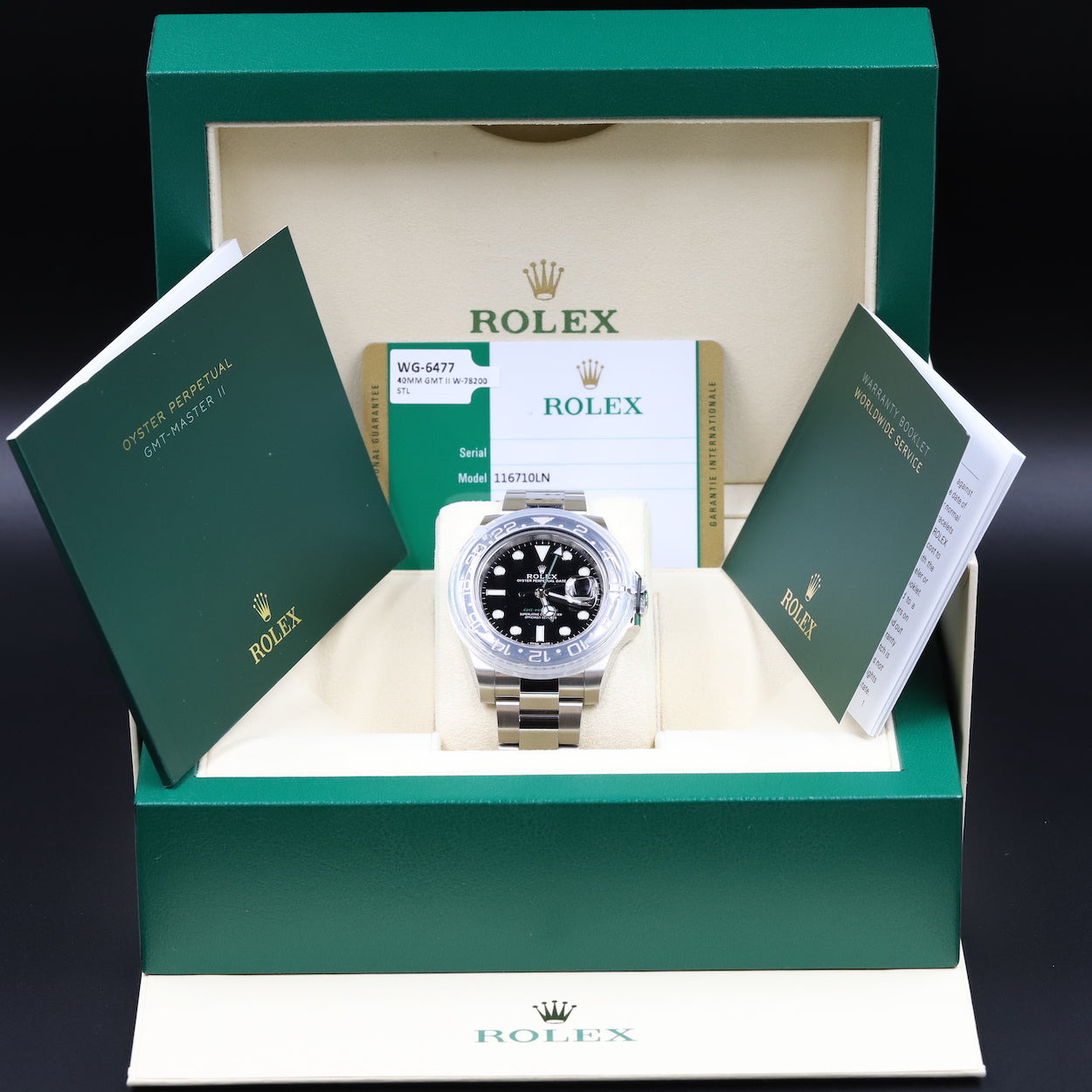 Rolex<br>116710LN GMT Master II Black Dial