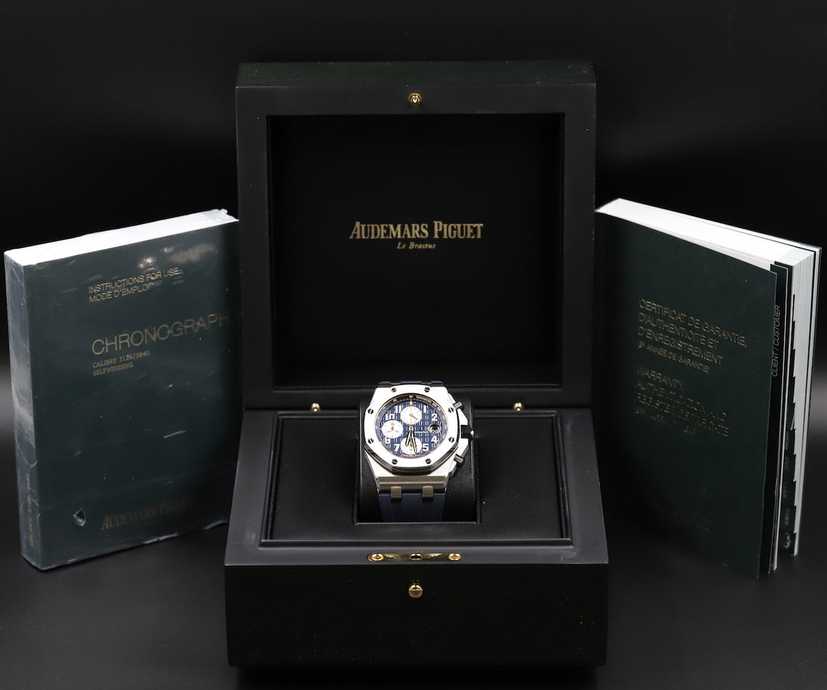 Audemars Piguet<br>26470ST Royal Oak Offshore 'Brick' Blue Dial