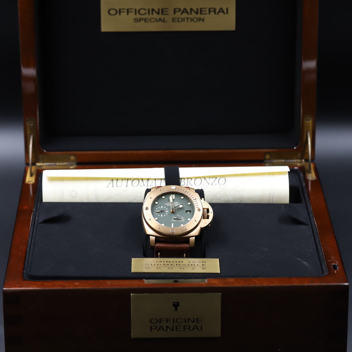 Panerai<br>PAM 00507 Luminor Submersible 1950 3 Days Power Reserve Automatic Bronzo