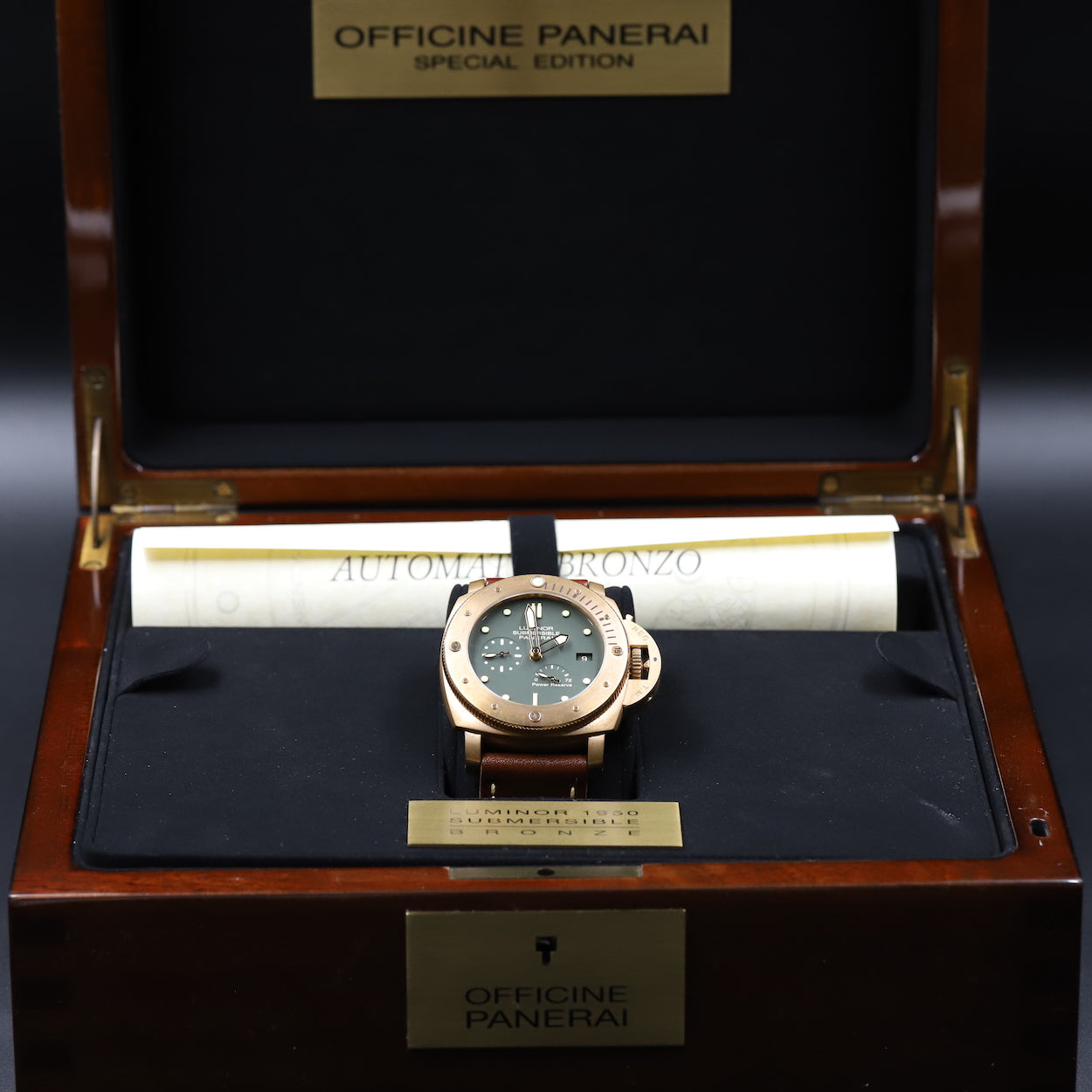 Panerai<br>PAM 00507 Luminor Submersible 1950 3 Days Power Reserve Automatic Bronzo
