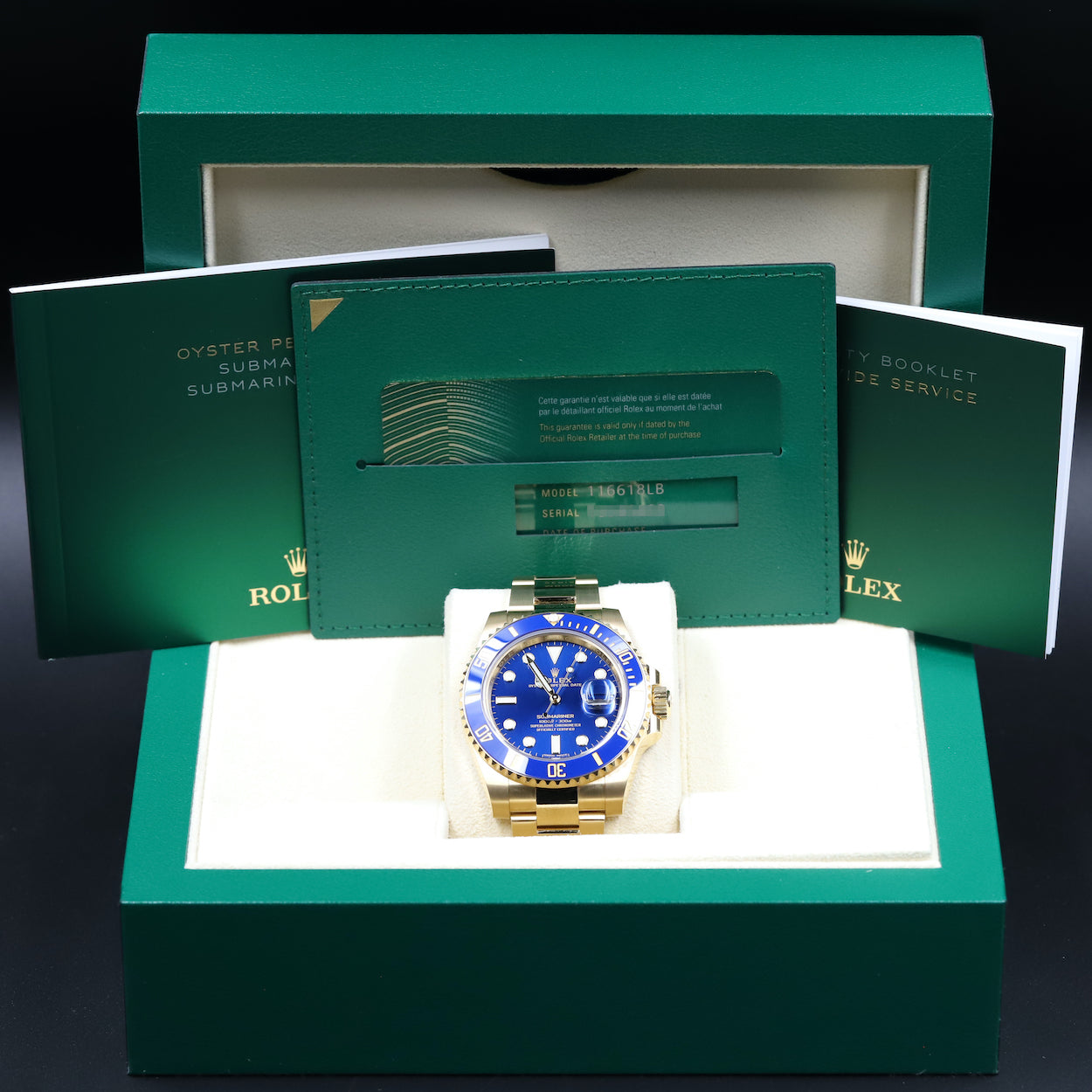 Rolex 116618LB Submariner Blue Dial