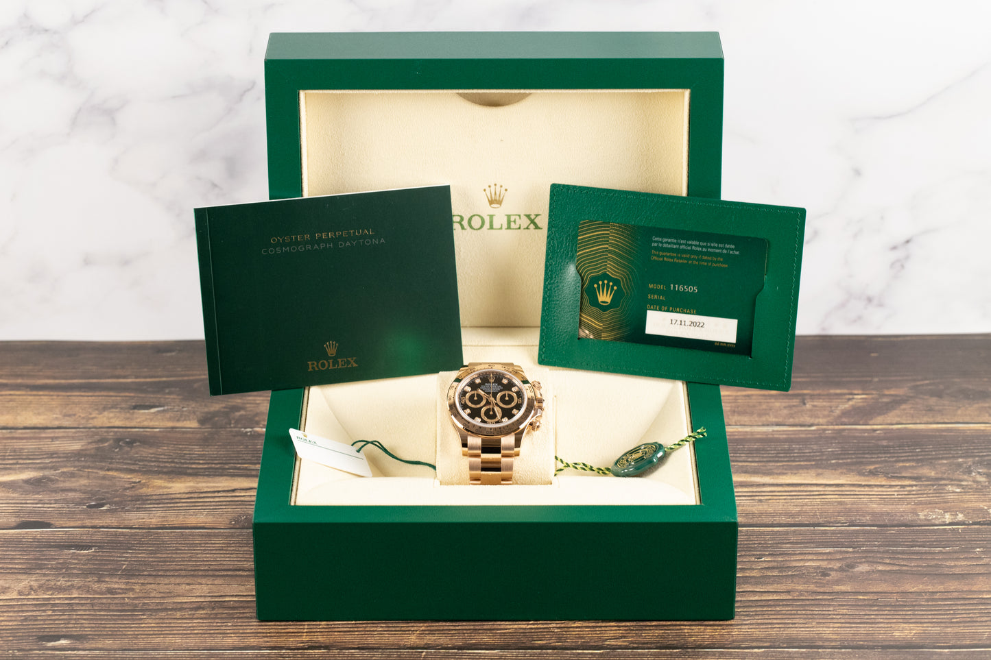 Rolex 116505 Daytona Black Diamond Dial