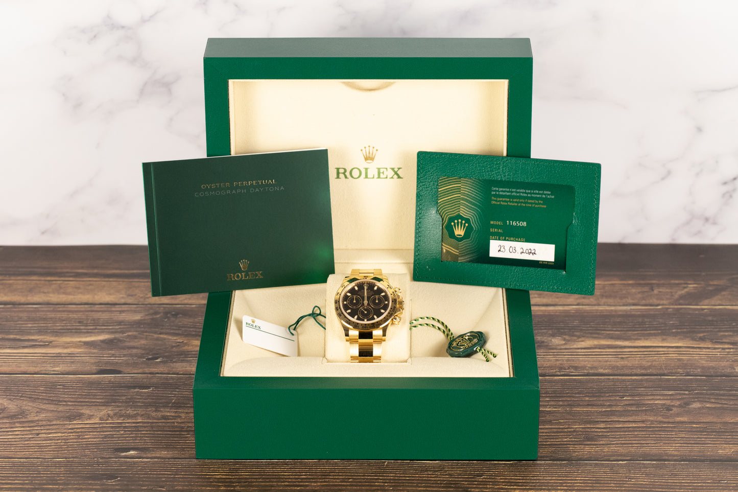 Rolex 116508 Daytona Black Dial
