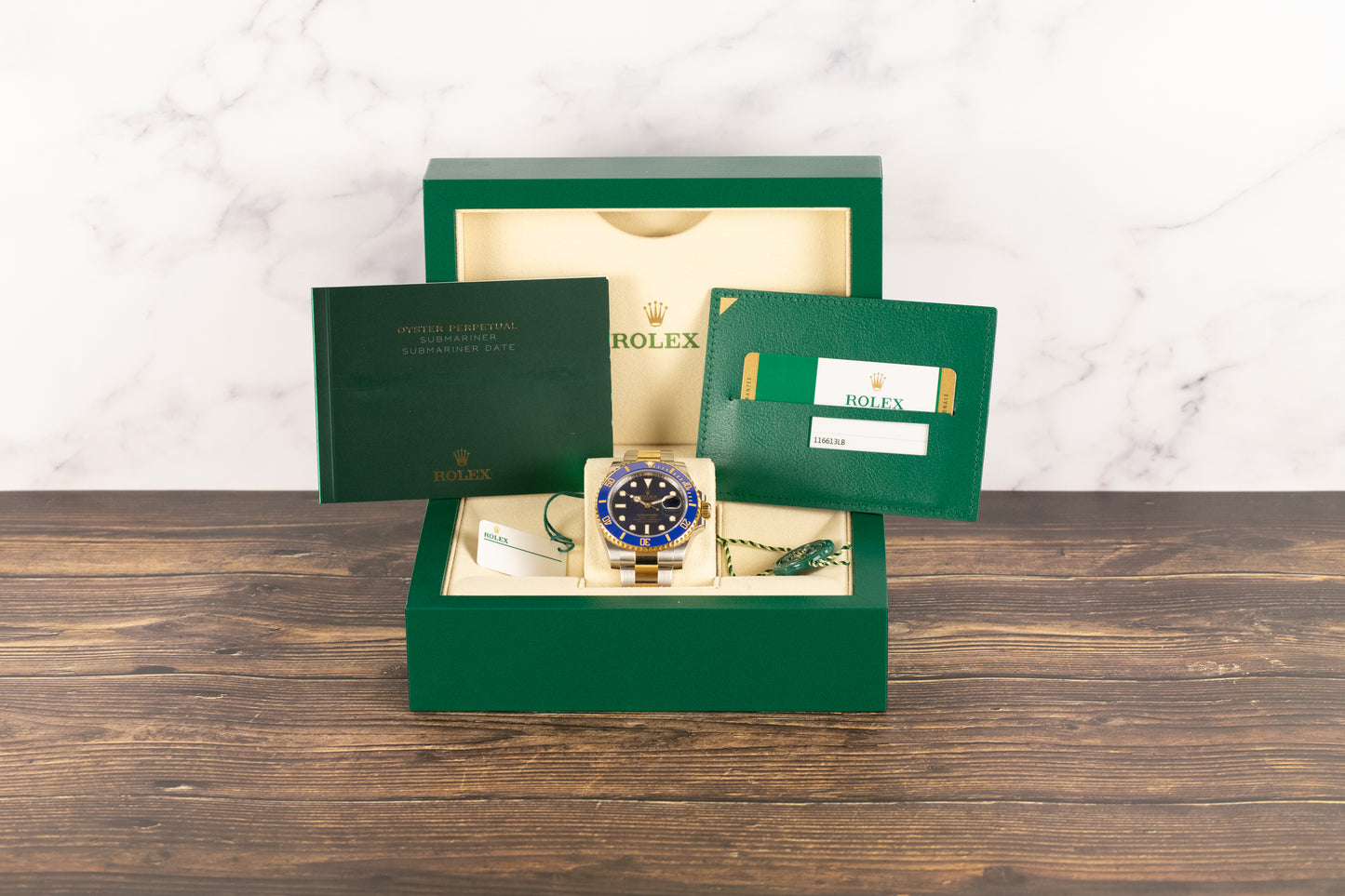 Rolex 116613LB Submariner SS/18k Blue Dial