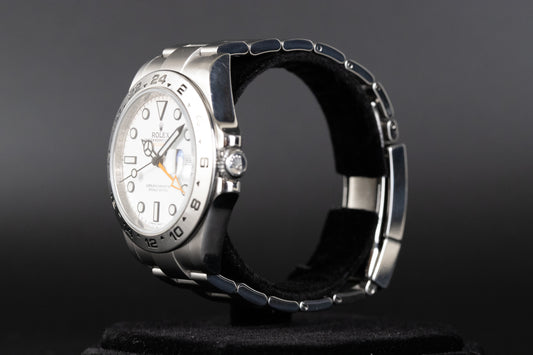 Rolex 216570 Explorer II White Dial