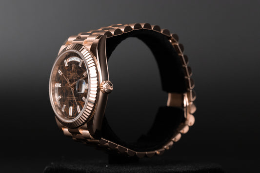 Rolex 228235 DayDate 40 Eisenkiesel Diamond Dial