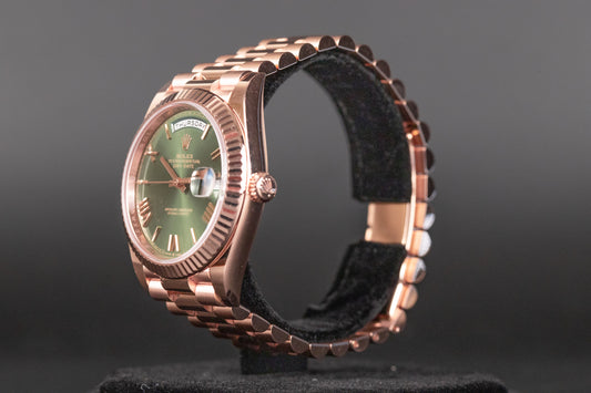 Rolex<br>228235 DayDate 40 Olive Green Dial