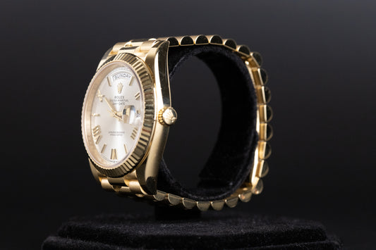 Rolex 228238 DayDate 40 Silver Roman Numeral Dial