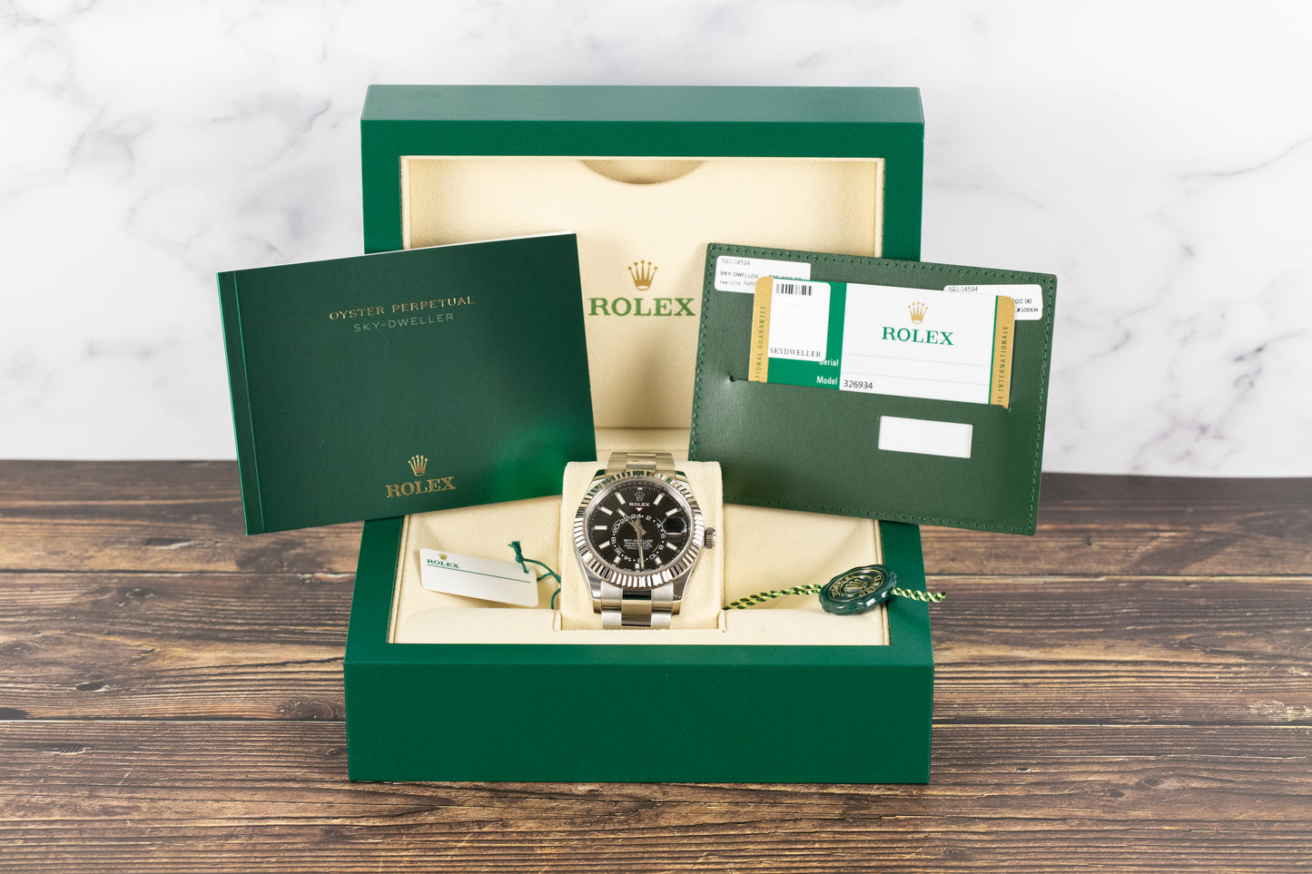 Rolex<br>326934 Sky-Dweller Black Dial