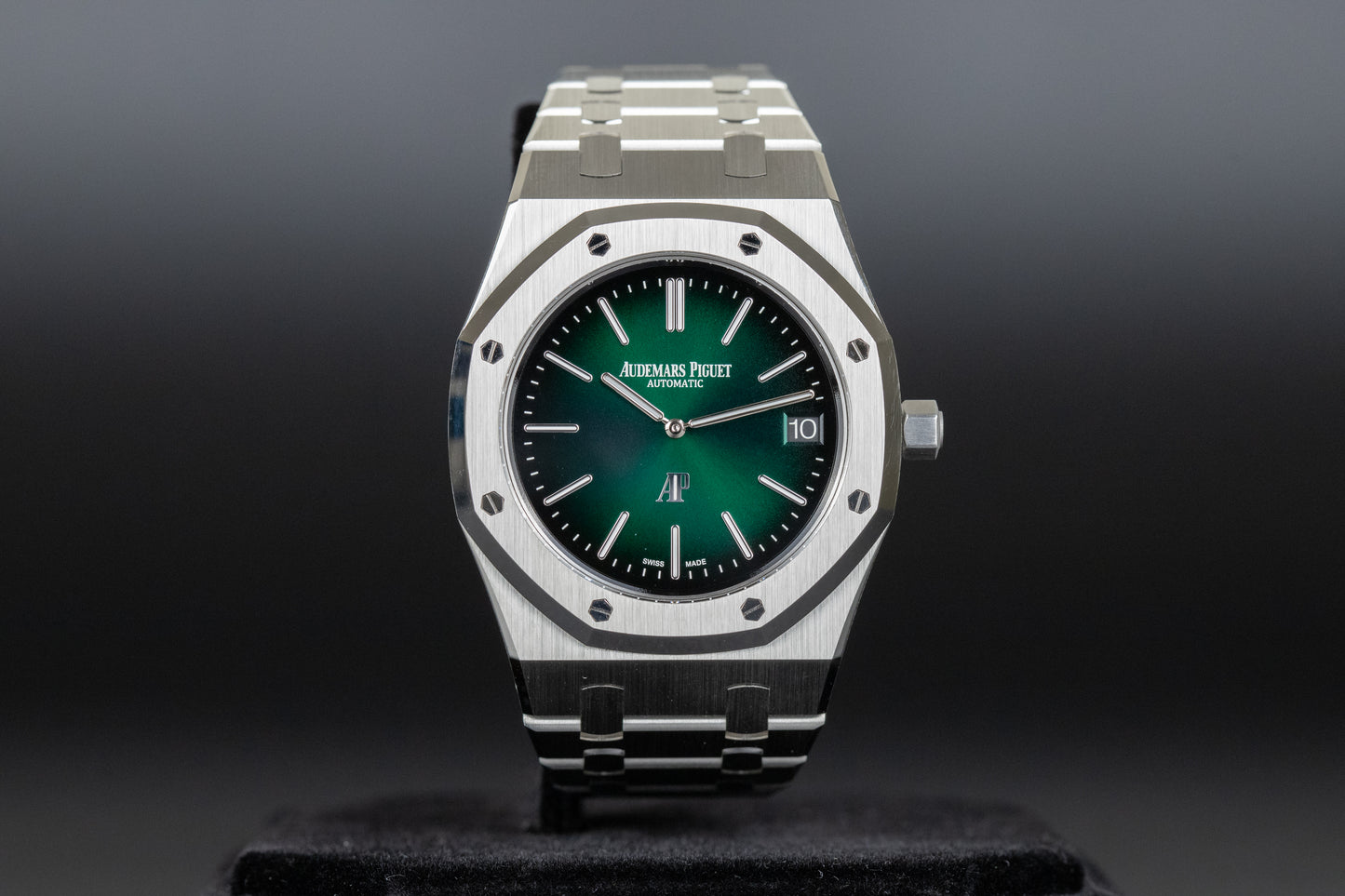 Audemars Piguet 15202PT Royal Oak Jumbo Green Dial