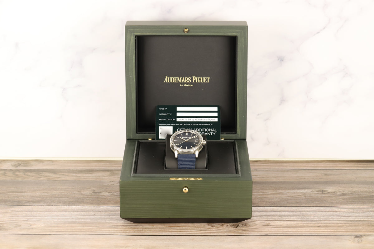 Audemars Piguet<br>15210ST Code 11.59 Blue Dial