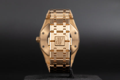 Audemars Piguet 15400OR Royal Oak Black Dial