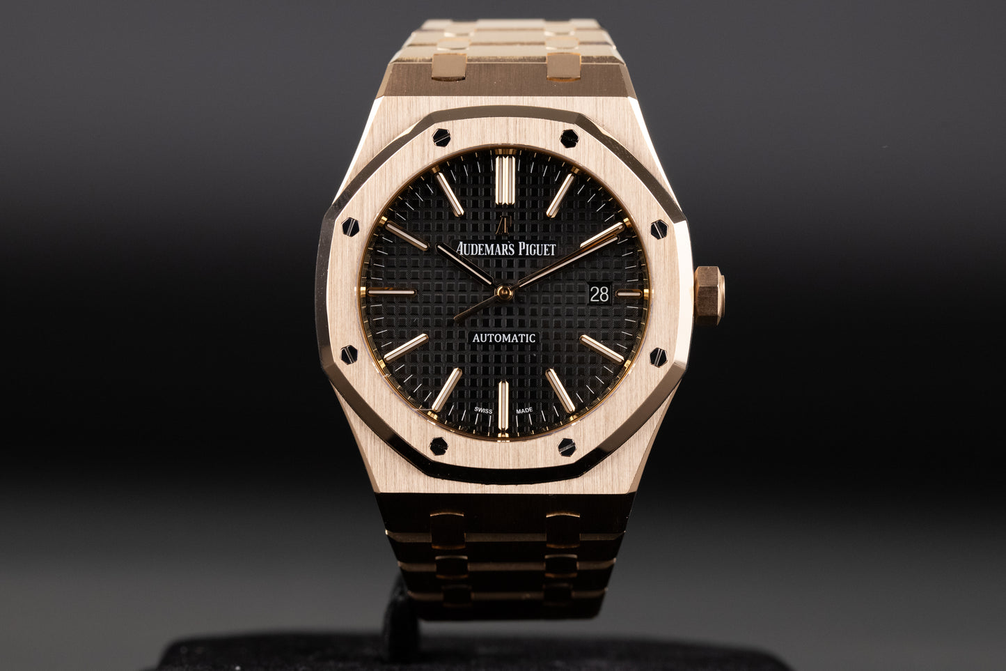 Audemars Piguet 15400OR Royal Oak Black Dial