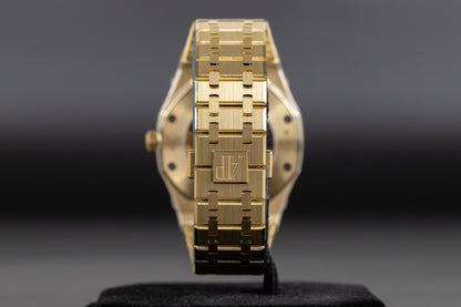 Audemars Piguet 15407BA Royal Oak New Yellow Gold Novelty Openworked