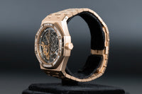 Audemars Piguet<br>15412OR Royal Oak Double Balance Wheel Openworked Factory Baguette Bezel