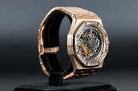 Audemars Piguet<br>15412OR Royal Oak Double Balance Wheel Openworked Factory Baguette Bezel